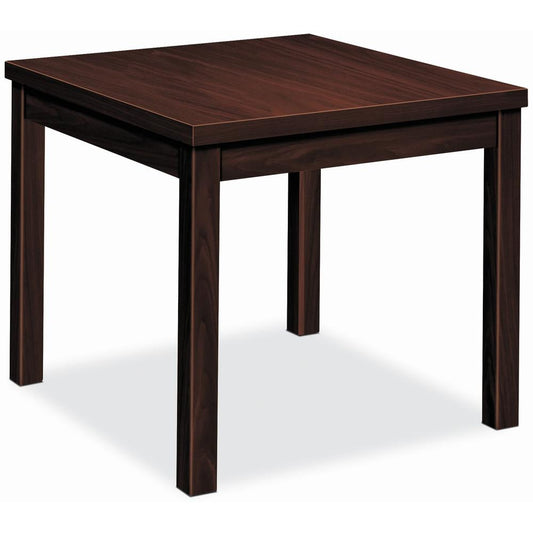 HON H80192 Corner Desk - 24" x 24"20" - Flat Edge - Finish: Mahogany