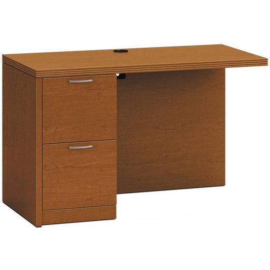 HON Valido H115906L Return - 48" x 24" x 29.5" - 2 x File Drawer(s) - Ribbon Edge - Finish: Bourbon Cherry