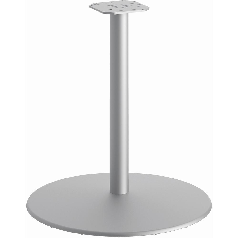 HON Between HBTTD30 Table Base - Round Base - Textured Silver