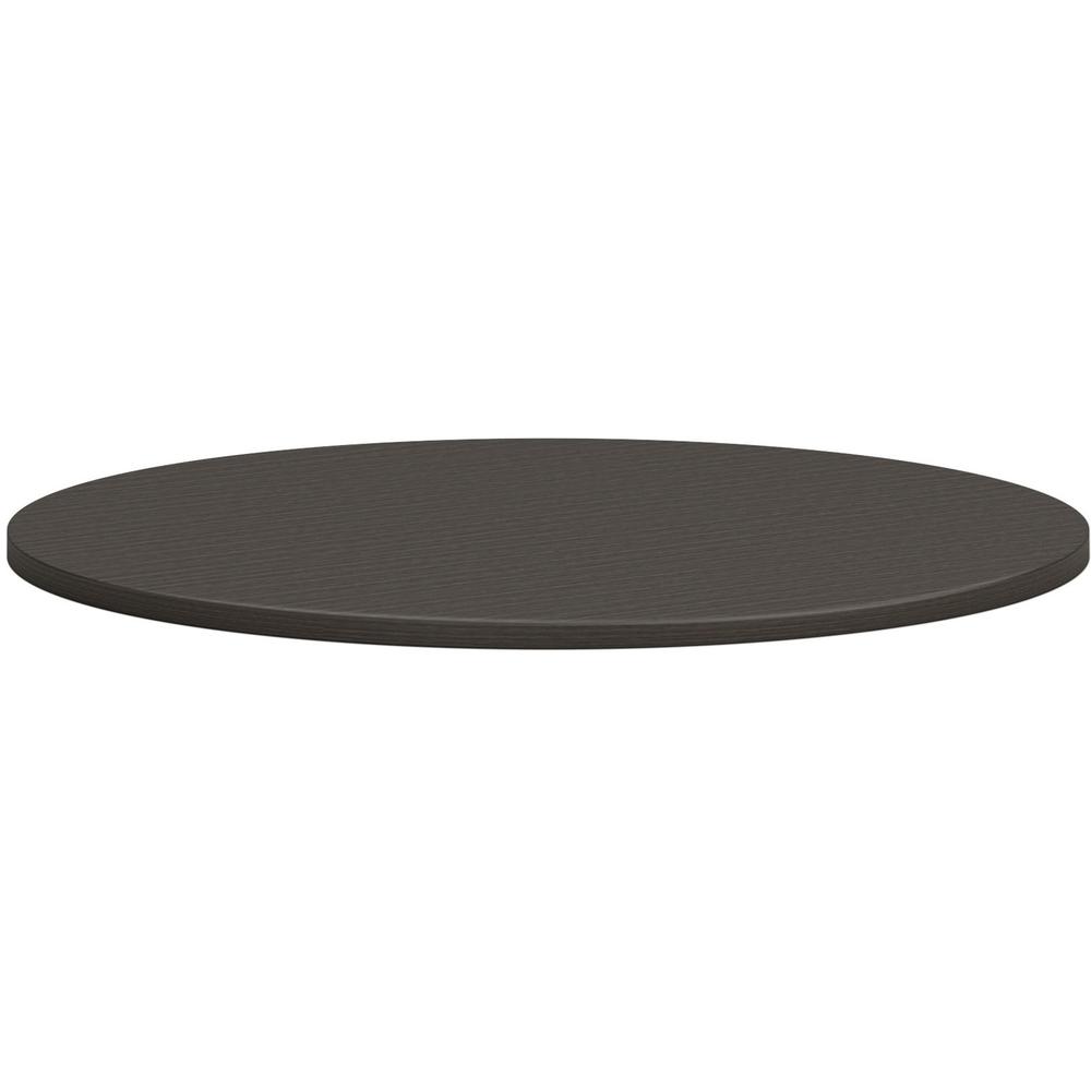 HON Mod HLPLTBL42RND Conference Table Top - 42" - Finish: Slate Teak