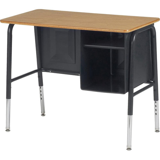 Virco Junior Executive 765 Student Desk - For - Table TopLaminated Rectangle Top - Adjustable Height - 22" to 30" Adjustment - 34" Table Top Length x 20" Table Top Width - 30" Height - Assembly Requir