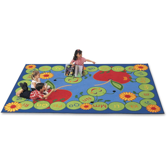 Carpets for Kids ABC Rectangle Caterpillar Rug - 11.67 ft Length x 100" Width - Rectangle