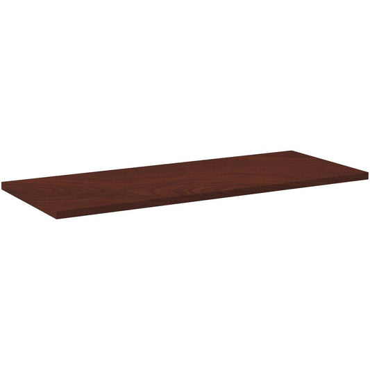 Lorell Rectangular Invent Tabletop - Mahogany - For - Table TopRectangle Top - 60" Table Top Length x 24" Table Top Width x 1" Table Top Thickness - Assembly Required - High Pressure Laminate (HPL), M