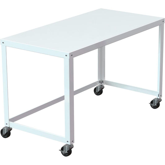 Lorell Personal Mobile Desk - For - Table TopRectangle Top x 48" Table Top Width x 23" Table Top Depth - 29.50" Height - Assembly Required - White - 1 Each