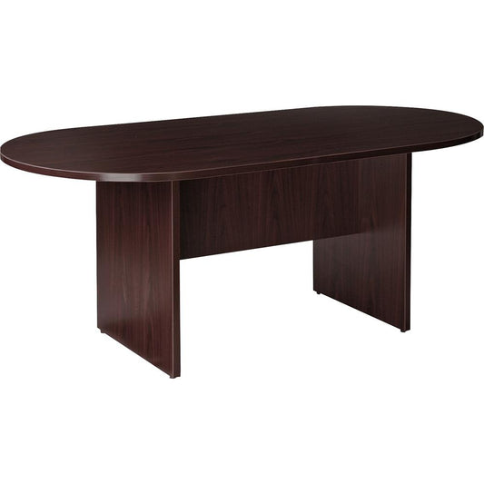 Lorell Prominence Racetrack Conference Table - 72" x 36"29" Table, 1" Top, 0.1" Edge - Material: Particleboard, Thermofused Melamine (TFM) - Finish: Espresso