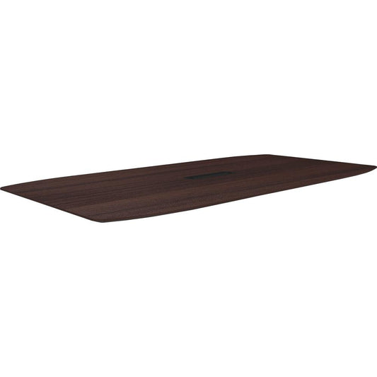 Lorell Relevance 94" Rectangular Tabletop - 94" x 48" x 1" - Knife Edge - Finish: Espresso