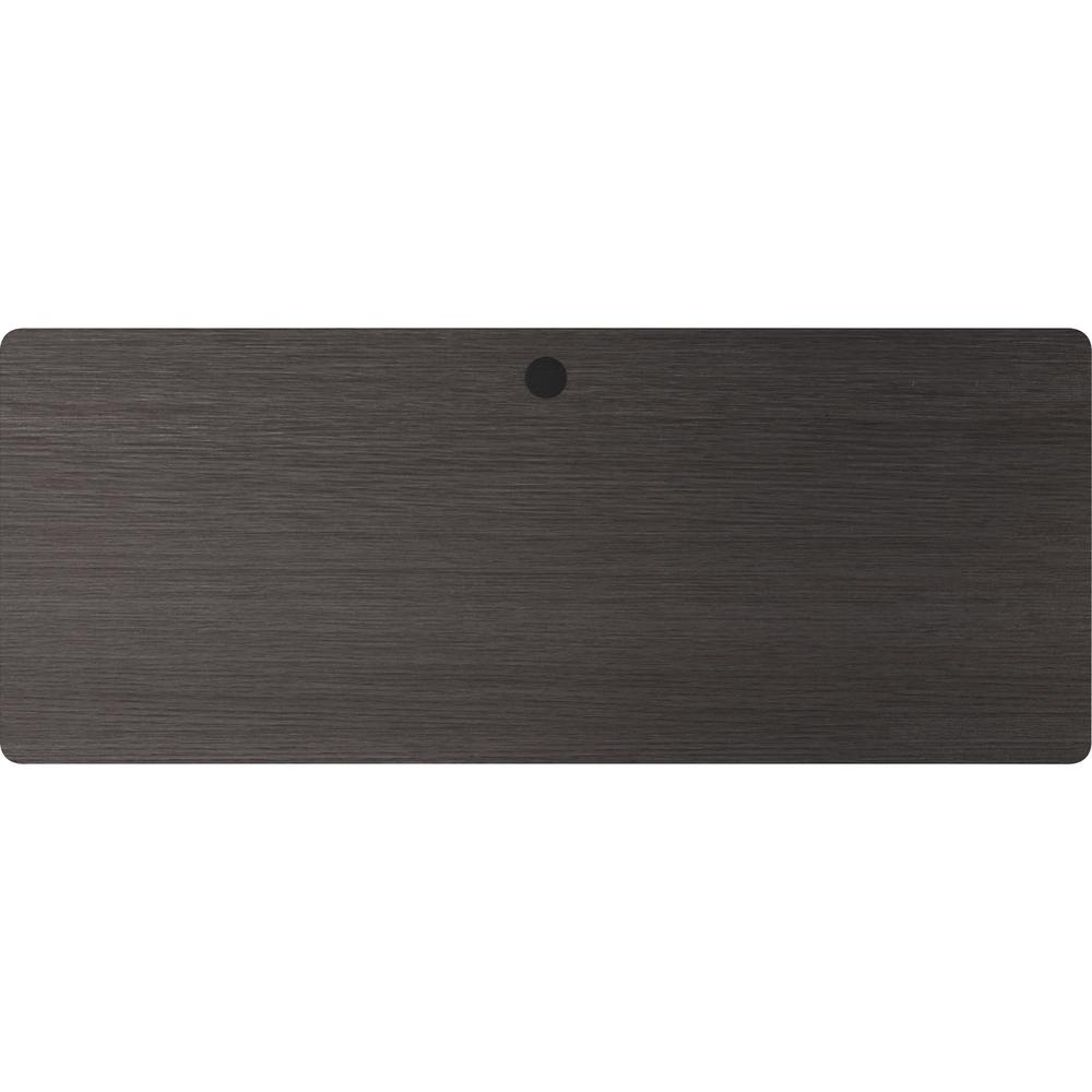 Lorell Fortress Educators Desk Laminate Worksurface - 60" x 24" x 1.2" - T-mold Edge - Finish: Charcoal Gray