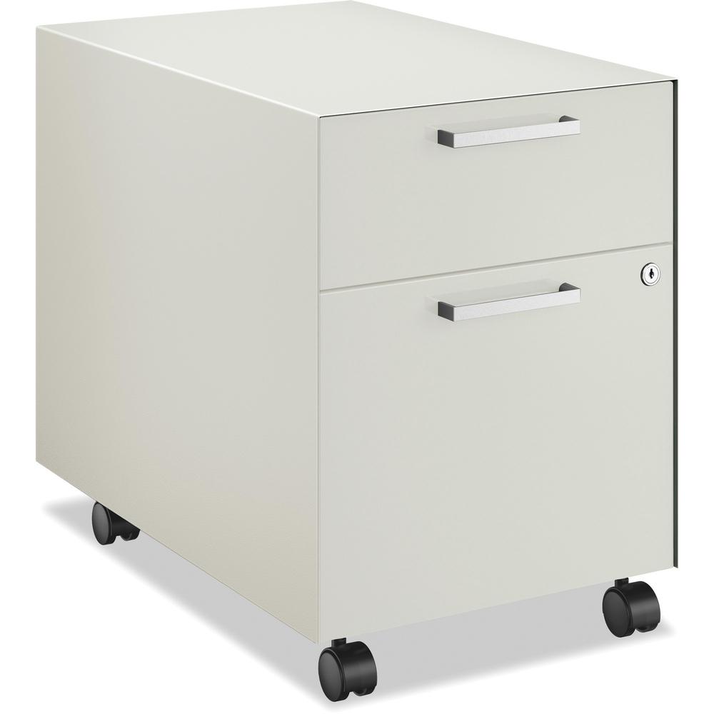 HON Fuse 23"D Mobile Pedestal - 15" x 23.3" x 18" - File, Box Drawer(s) - Finish: Loft