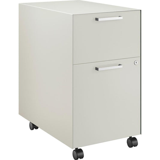 HON Fuse 23"D Mobile Pedestal - 15" x 23.3" x 24" - File, Box Drawer(s) - Finish: Loft