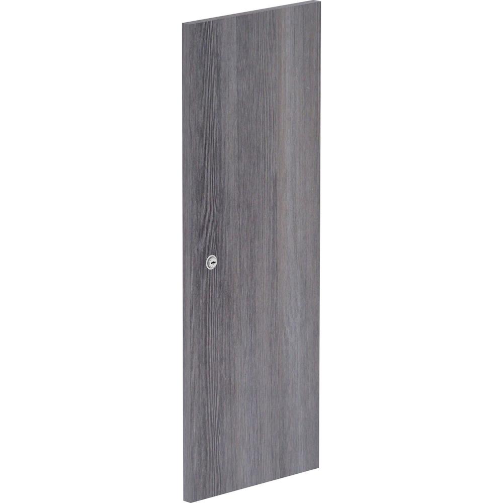 Lorell Cubby Storage Long Locker Door - Long x 11.8" Width x 0.8" Depth x 31.1" Height - Charcoal