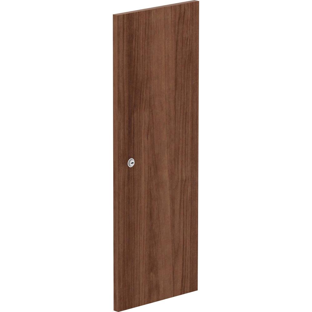 Lorell Cubby Storage Long Locker Door - Long x 11.8" Width x 0.8" Depth x 31.1" Height - Walnut