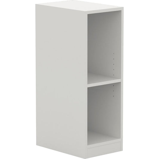 Lorell White Single Cubby/Locker Storage Base - 11.8" Width x 17.8" Depth x 34.4" Height - White