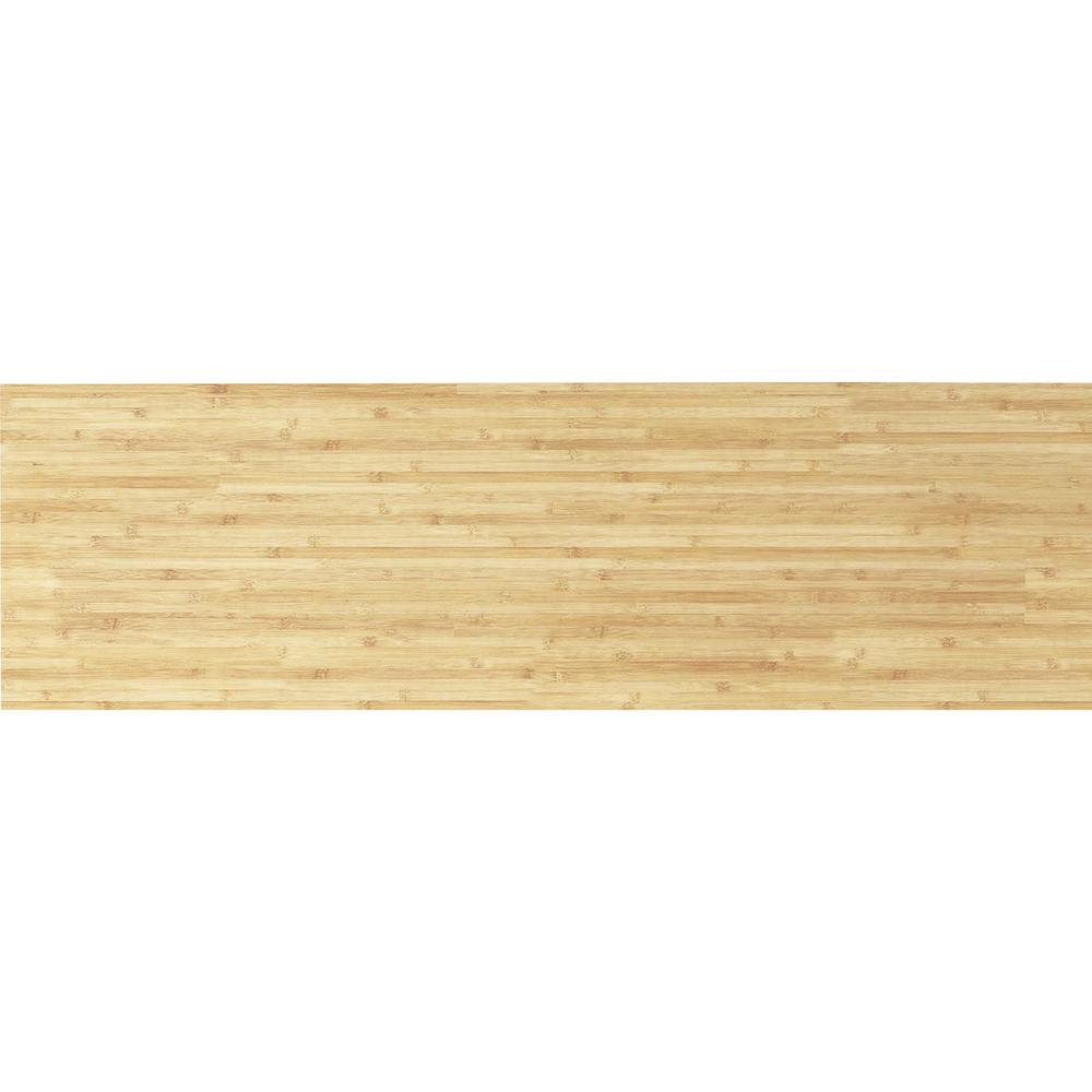 Lorell Makerspace 60x18 Natural Wood Worksurface - 60" Width x 18" Depth1" Thickness - Wood Solid - Natural