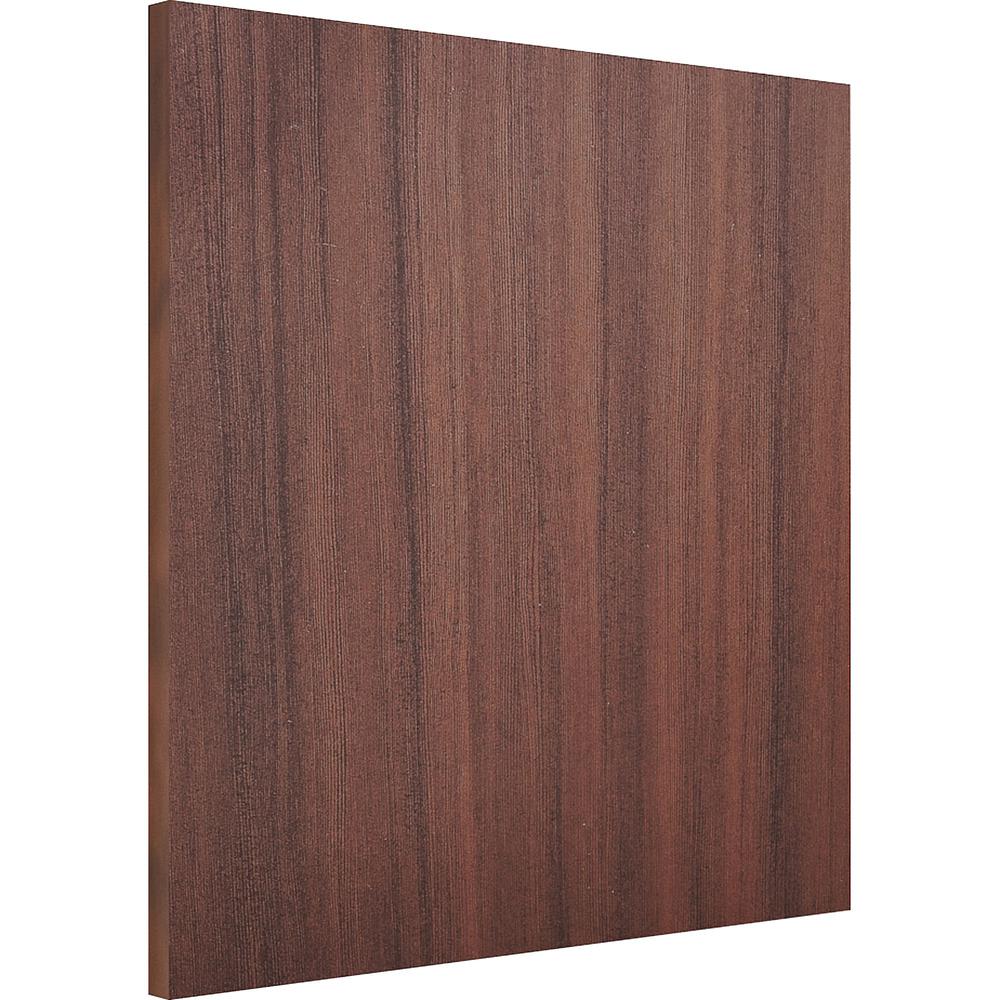 Lorell Essentials Espresso Wall Hutch Wood Door - 0.1" Edge, 17" x 1"16" , 0.7" - Finish: Espresso