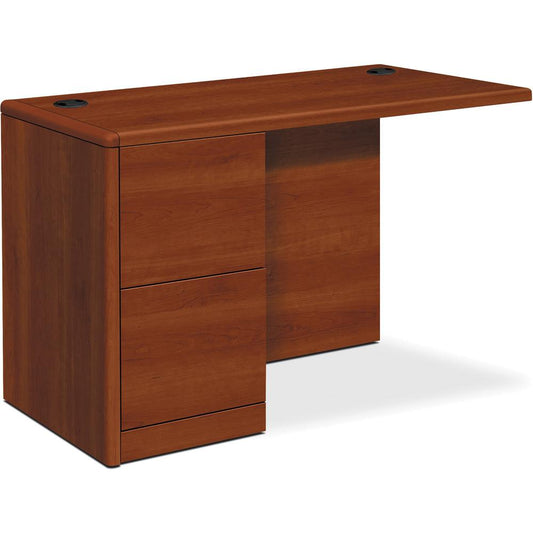 HON 10700 H107192L Return - 42" x 24" x 29.5" - 2 x File Drawer(s)Left Side - Finish: Cognac