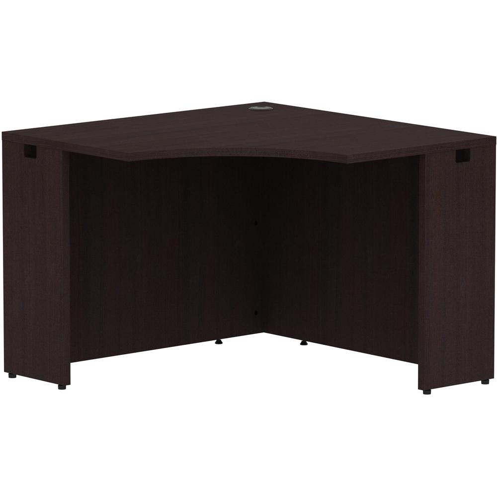 Lorell Espresso Laminate Desk - 42" x 24"29.5" Desk, 1" Top - Finish: Espresso Laminate