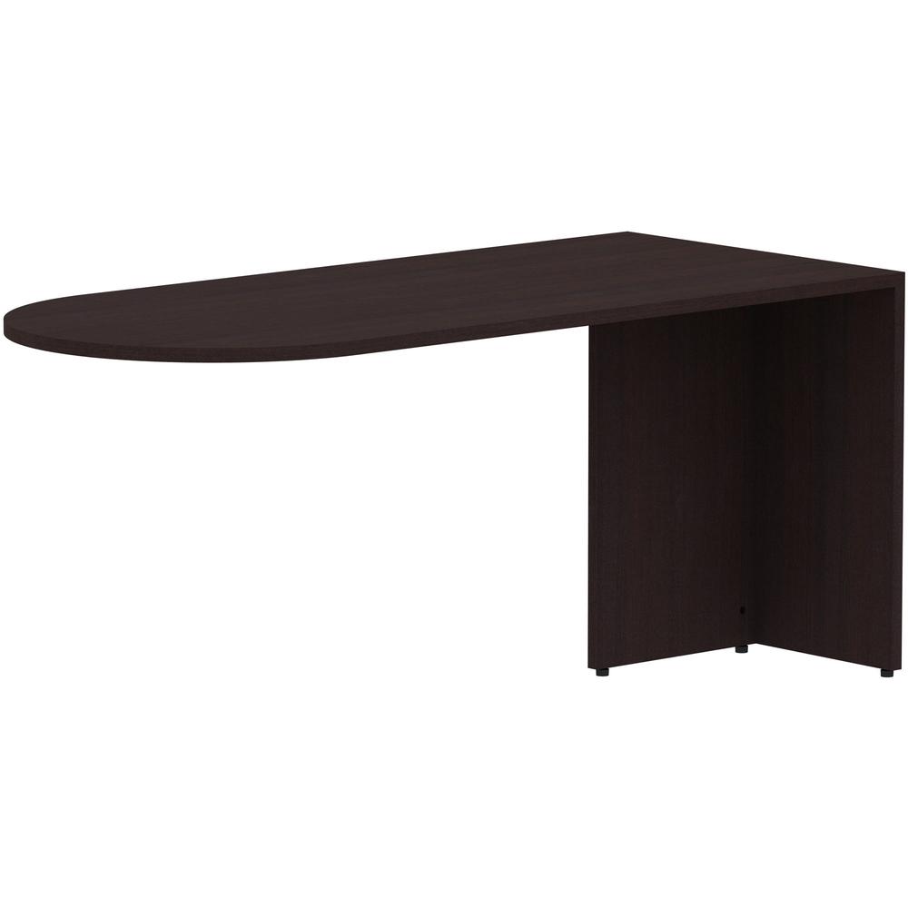 Lorell Espresso Laminate Desk - 66" x 30"29.5" Desk, 1" Top - Finish: Espresso Laminate