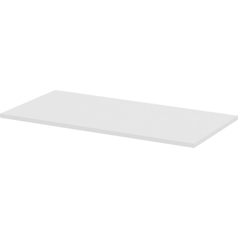 Lorell Width-Adjustable Training Table Top - For - Table TopWhite Rectangle Top - 48" Table Top Length x 24" Table Top Width x 1" Table Top Thickness - Assembly Required - 1 Each