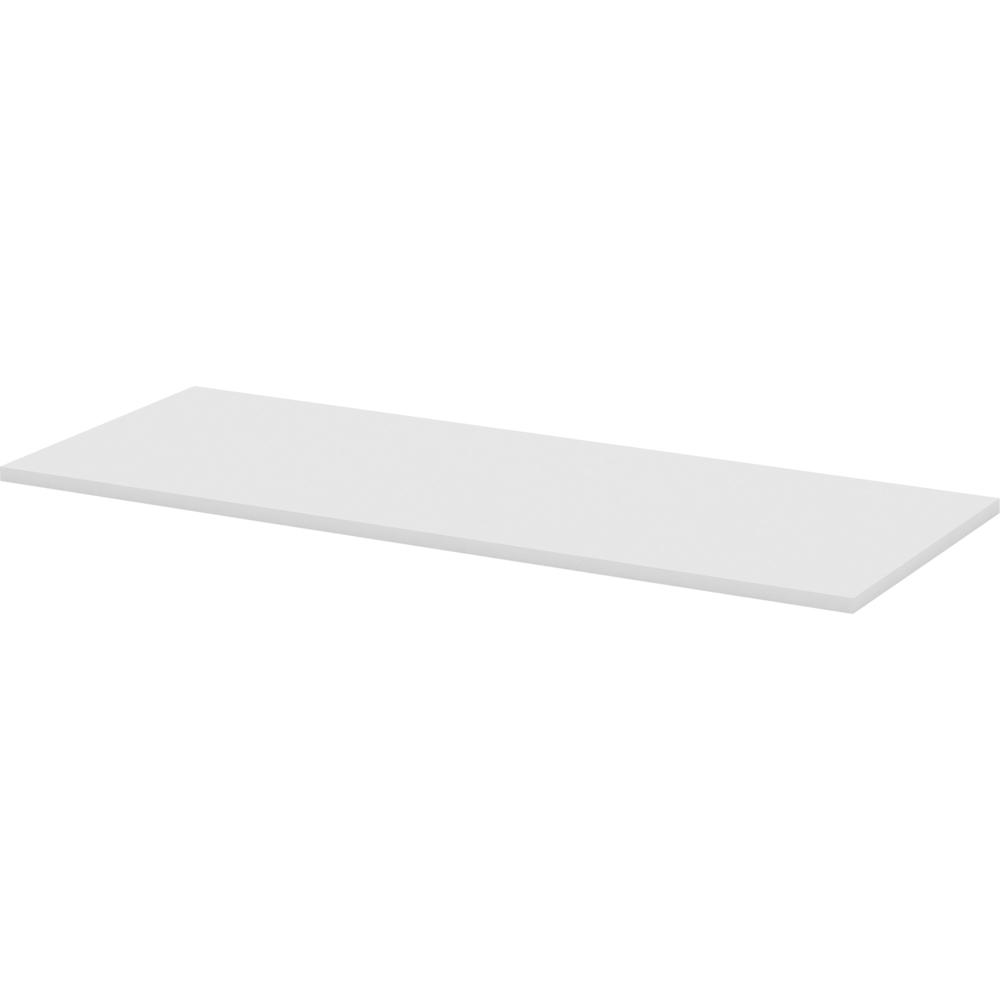 Lorell Width-Adjustable Training Table Top - For - Table TopWhite Rectangle Top - 60" Table Top Length x 24" Table Top Width x 1" Table Top Thickness - Assembly Required - 1 Each