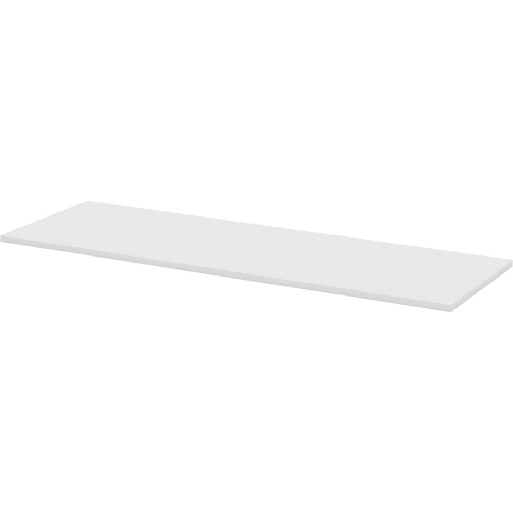 Lorell Width-Adjustable Training Table Top - For - Table TopWhite Rectangle Top - 72" Table Top Length x 24" Table Top Width x 1" Table Top Thickness - Assembly Required - 1 Each