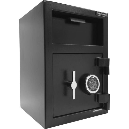 Honeywell 5912 Digital Steel Depository Security Safe (1.06 cu ft.) - 1.06 ft¬≥ - Combination, Programmable, Digital Lock - 3 Live-locking Bolt(s) - Scratch Resistant, Spy Proof - for Mail Box - Intern