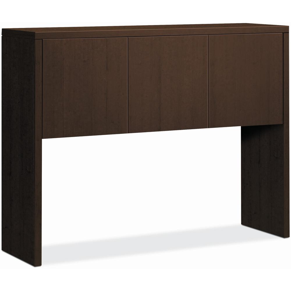 HON 10500 H105323 Hutch - 48" x 14.6" x 37.1" - 3 Door(s) - Flat Edge - Finish: Mocha