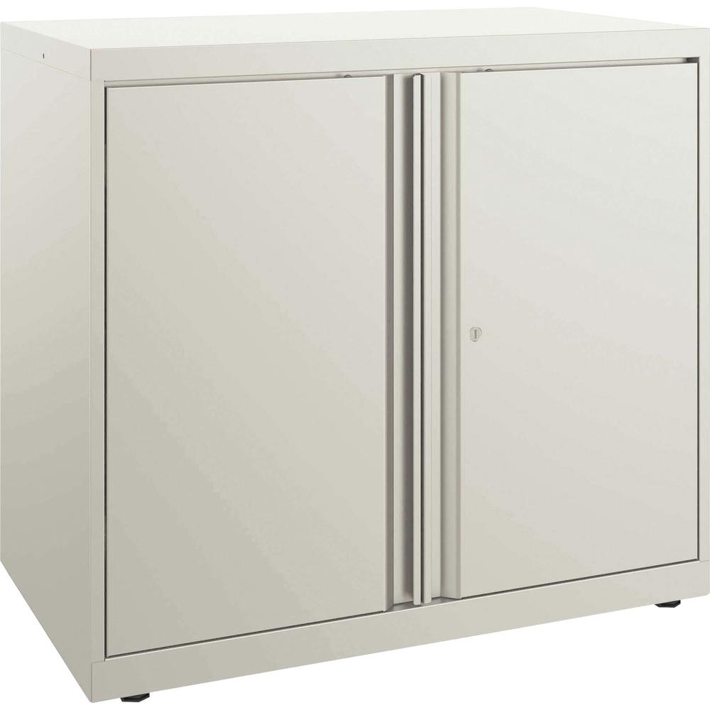 HON Flagship HFMSC182830RWB Storage Cabinet - 30" x 28" - Lockable, Leveling Glide, Removable Lock, Key Lock, Modular - Loft - Loft