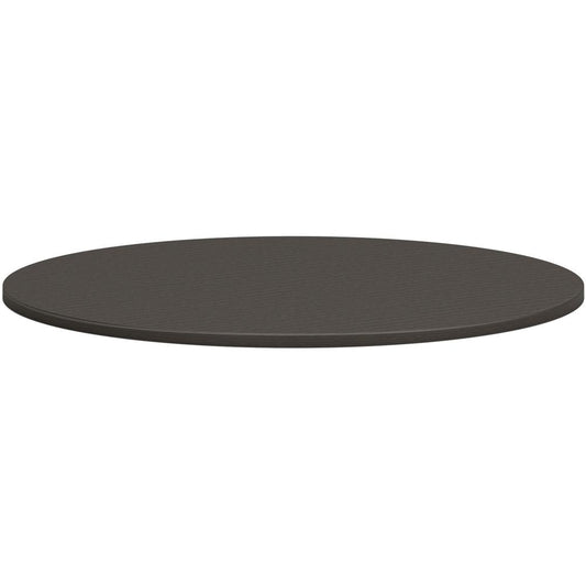 HON Mod HLPLTBL48RND Conference Table Top - 48" - Finish: Slate Teak