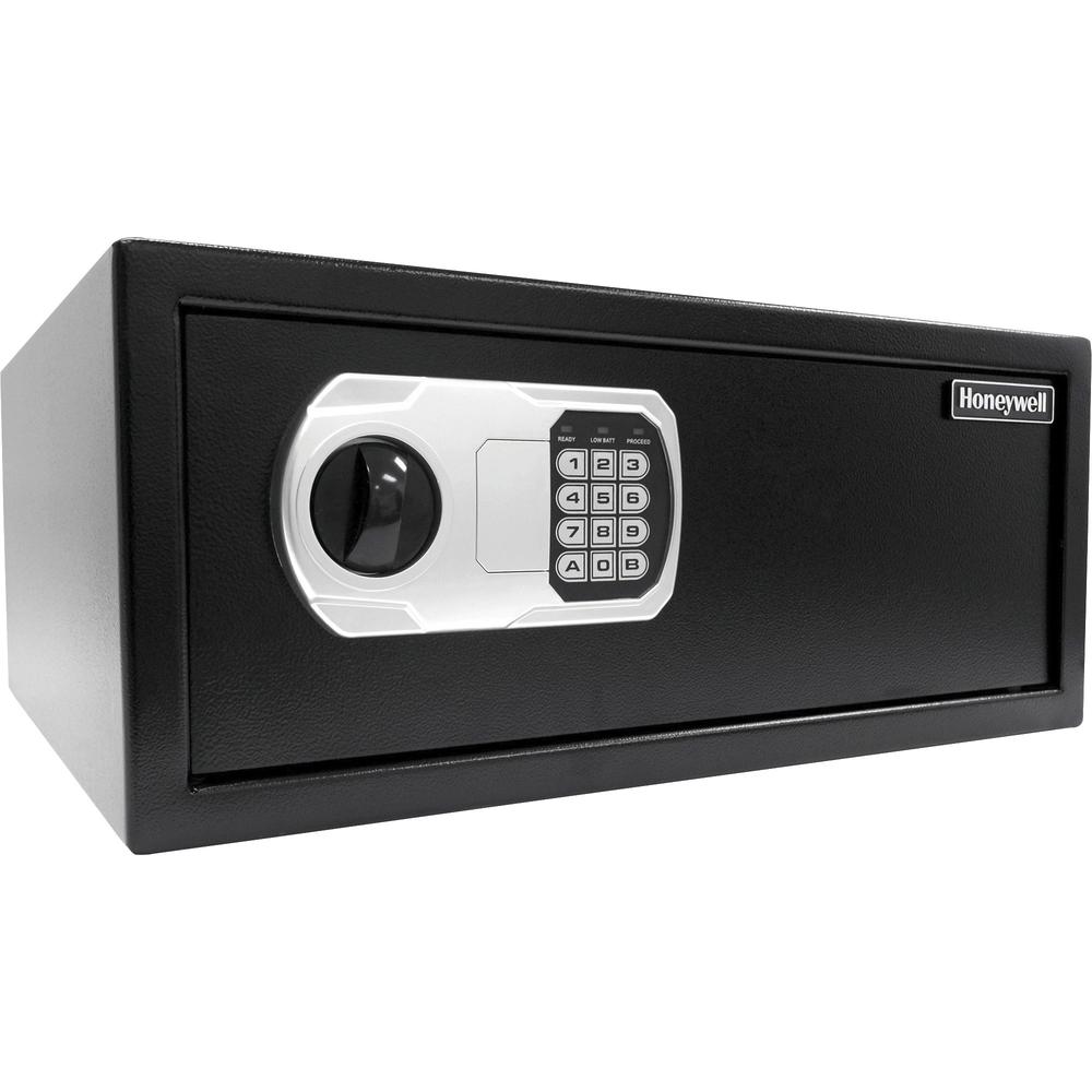 Honeywell 5115 Low Profile Digital Security Safe (1.14 cu ft.) - 1.14 ft¬≥ - Programmable, Key Lock - 2 Live-locking Bolt(s) - Pry Resistant, Scratch Resistant - for Document, Notebook, Home, Office -