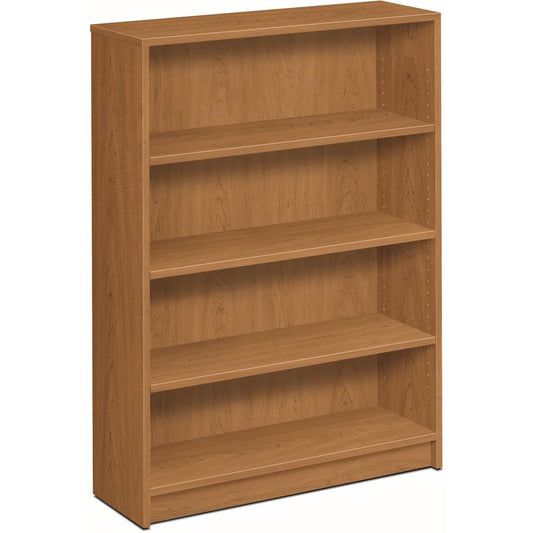 HON 1870 Series Bookcase 36"W - 4 Shelf(ves) - 48.4" Height x 36" Width x 11.5" DepthFloor - Durable, Sturdy, Square Corner, Abrasion Resistant, Adjustable, Stain Resistant, Spill Resistant, Scratch R