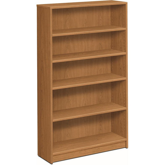 HON 1870 Series Bookcase - 5 Shelf(ves) - 60.1" Height x 36" Width x 11.5" DepthFloor - Durable, Sturdy, Square Corner, Abrasion Resistant, Adjustable, Stain Resistant, Spill Resistant, Scratch Resist