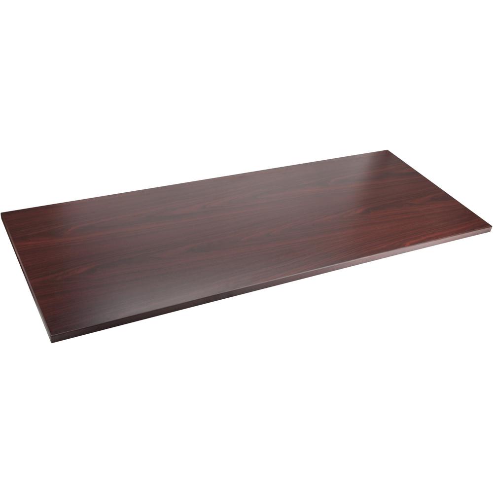 Lorell Conference Table Top - For - Table TopRectangle Top - Contemporary Style - Adjustable Height x 72" Table Top Width x 30" Table Top Depth x 1" Table Top Thickness - Assembly Required - Mahogany,