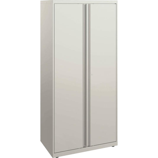 HON Flagship HFMSC186430RWB Storage Cabinet - 30" x 64" - Lockable, Leveling Glide, Removable Lock, Key Lock, Modular - Loft - Loft