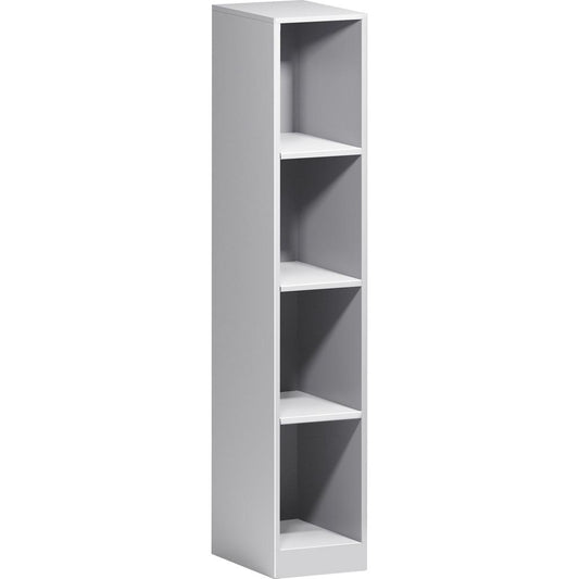 Lorell Trace Single-Wide Four-Opening Cubby - 4 Compartment(s) - 65.9" Height x 12" Width x 18" Depth - Metal - 1 Each