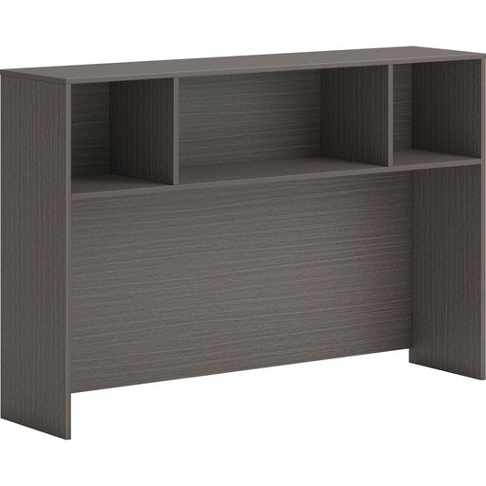 HON Mod Slate Teak Laminate Desk Component - 60" x 14"39.3" - Finish: Gray, Slate Teak Laminate