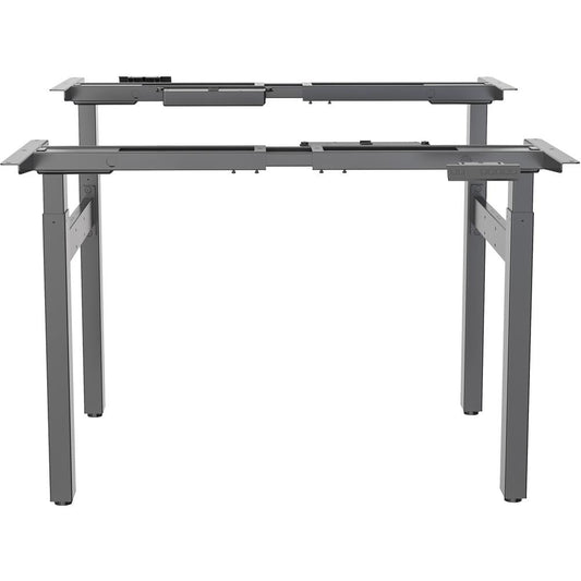 Lorell Double Sit-Stand Base - 28.30" to 46" Adjustment - 71" Height x 42.50" Width x 22" Depth - Assembly Required - 1 Each