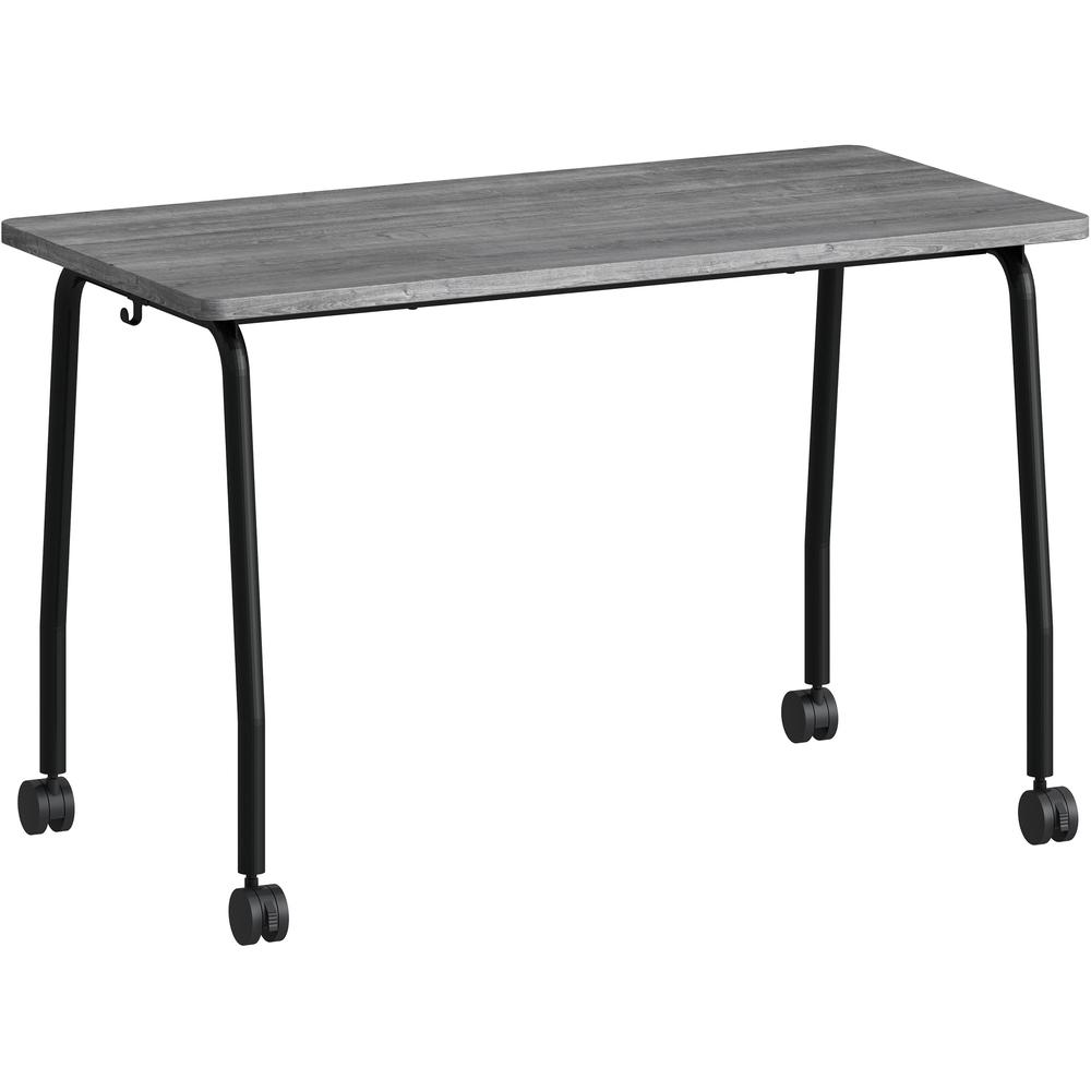 Lorell Training Table - For - Table TopLaminated Top - 29.50" Table Top Length x 23.63" Table Top Width x 1" Table Top Thickness - 47.25" Height - Assembly Required - Weathered Charcoal - Particleboar