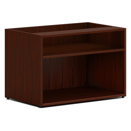 HON Mod Low Storage Credenza | Open | 30"W | Traditional Mahogany Finish - 30" x 20" x 21" - Finish: Traditional Mahogany