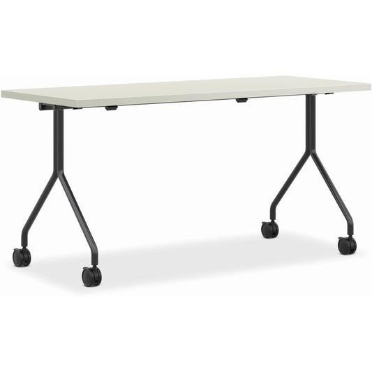 HON Between HMPT2460NS Nesting Table - Rectangle Top x 60" Width x 24" Depth - Silver Mesh