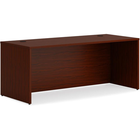 HON Mod HLPLDS7230 Desk Shell - 72" x 30"29" - Finish: Traditional Mahogany