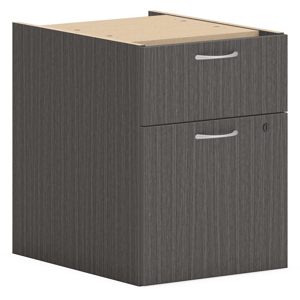 HON Mod HLPLPHBF Pedestal - 15" x 20"20" - 2 x Box, File Drawer(s) - Finish: Slate Teak