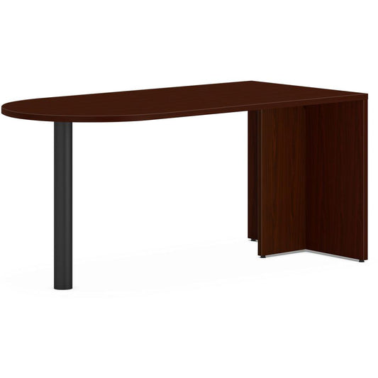 HON Mod HLPLPEN6630 Peninsula Desk - 66" x 30" x 29" - Finish: Traditional Mahogany