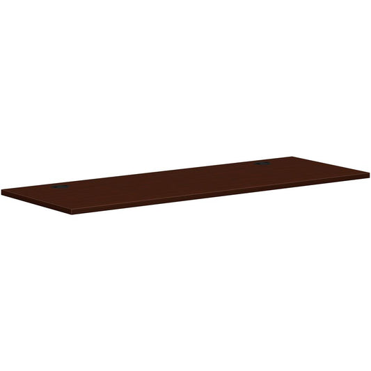 HON Mod HLPLRW6624 Work Surface - 66" x 24" - Finish: Traditional Mahogany, Laminate