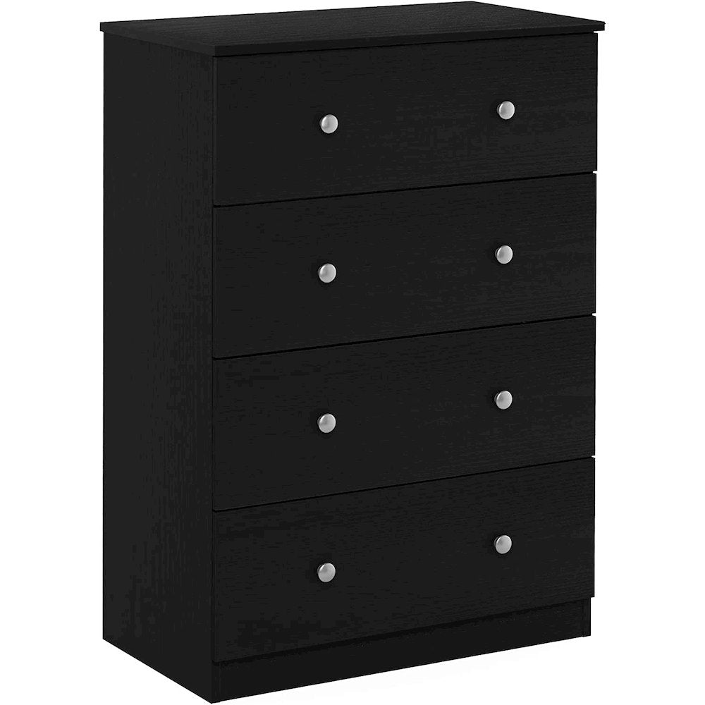 Furinno Tidur Simple Design 4-Drawer Dresser, Americano