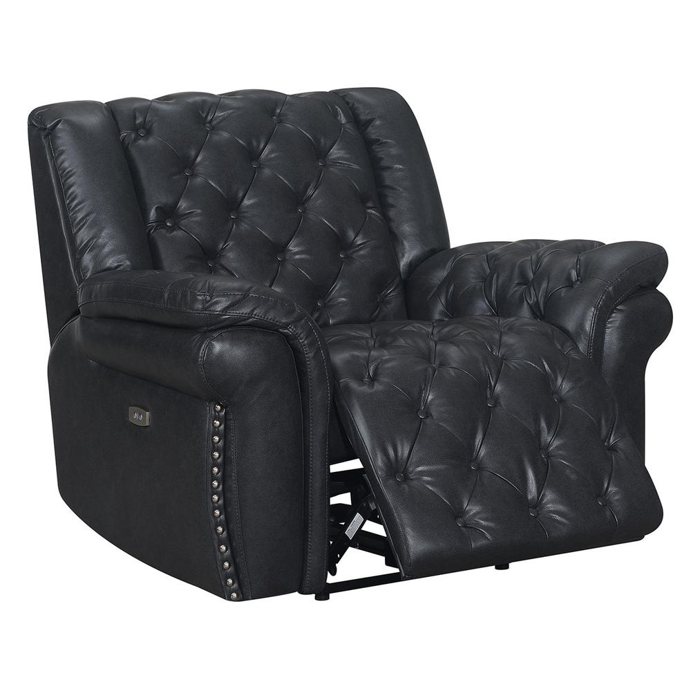 Evelyn Charcoal Power Recliner