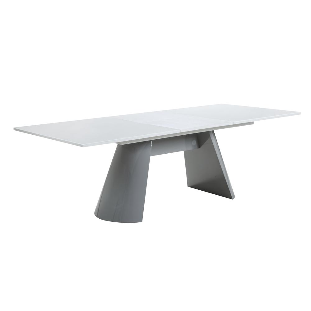 Dining Table  White - Grey & White