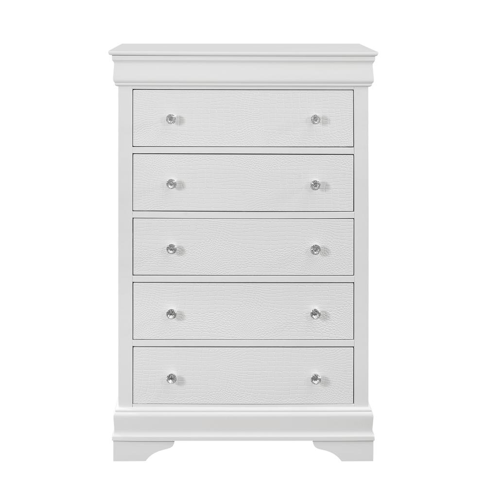 Pompei-Metallic White-Ch, Chest