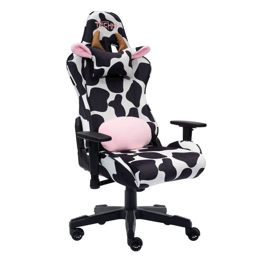 TS85 COW Print LUXX Series Gaming Chair