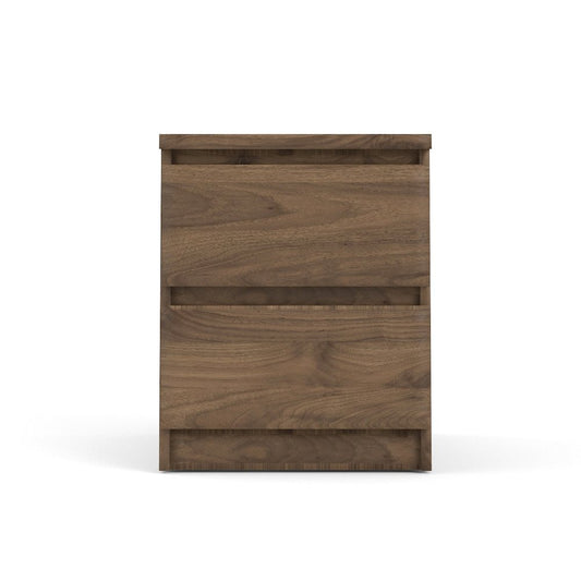 Scottsdale 2 Drawer Nightstand, Walnut