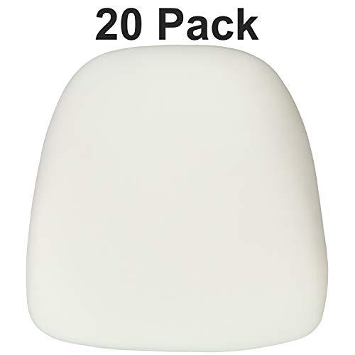 20 Pk. Hard Ivory Fabric Chiavari Chair Cushion